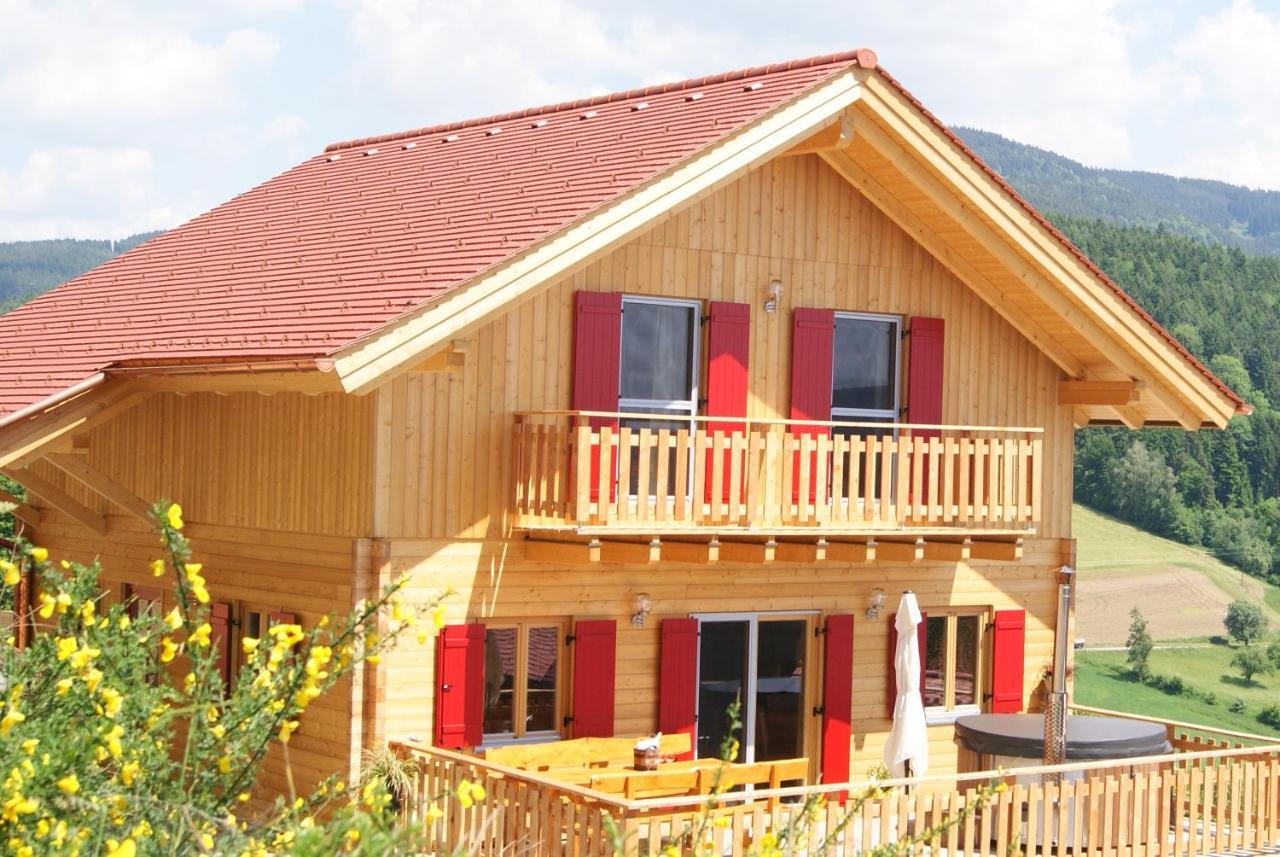 Bergchalet Am Waldrand - Pool, Sauna & Kamin Pollauberg Exterior photo